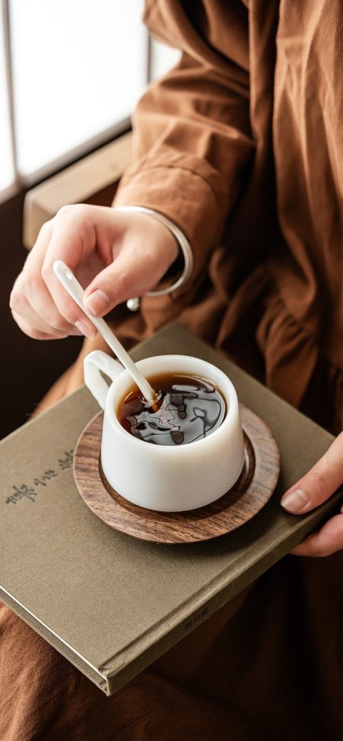 小说txt下载 App 阅读界面截图，米黄背景配深棕正文，顶部显示章节名，底部是进度条与字号调节控件